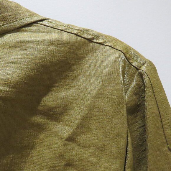 VINTAGE KENZO Linen Blend Lightweight Point Hem Blazer Academia Avant Garde - Picture 13 of 14